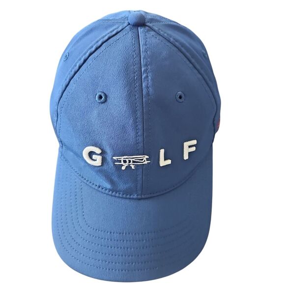TaylorMade Stretch Embroidered Golf Hat The Landings Florida Blue Adjustable - Picture 1 of 13
